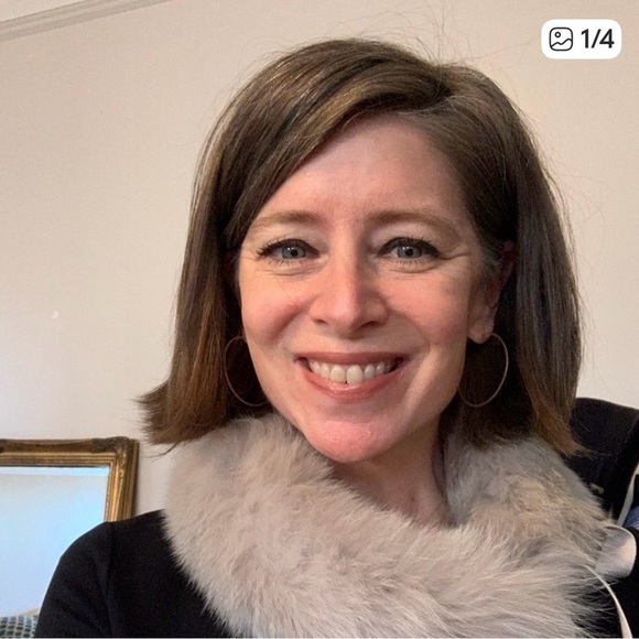 MaxMara Fur Collar with Ribbon Ties, Taupe - Picture 8 of 8